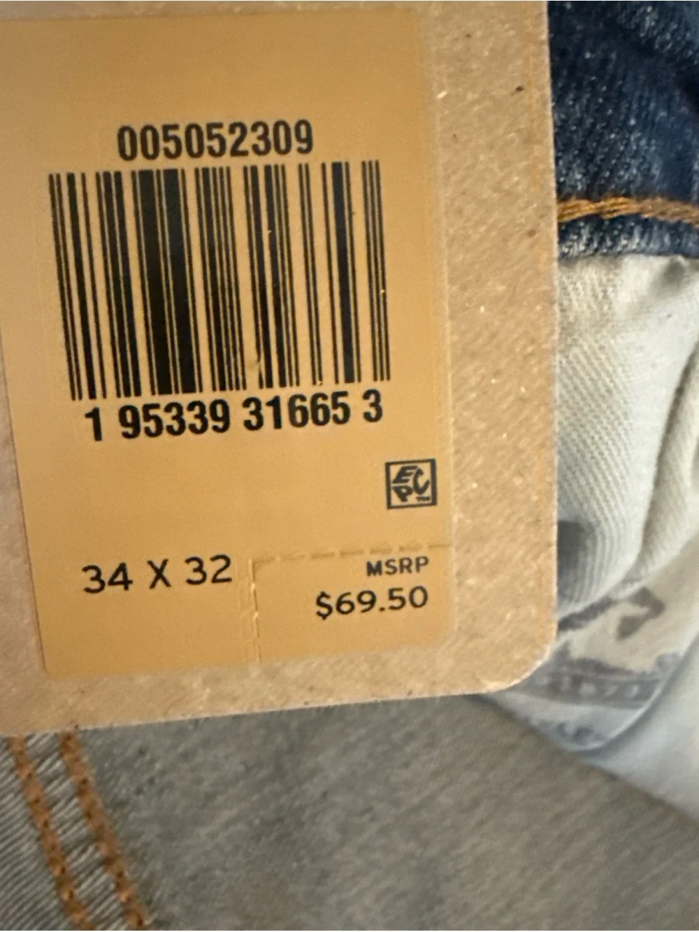 Levi's Men's Medium Blue Slim Straight Jeans